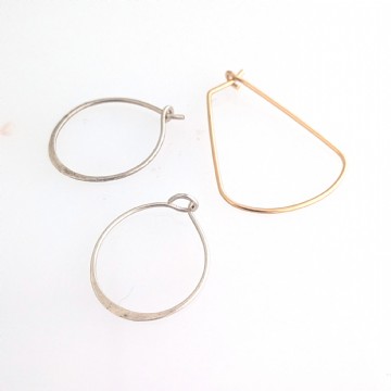 Wire Hoop Earrings